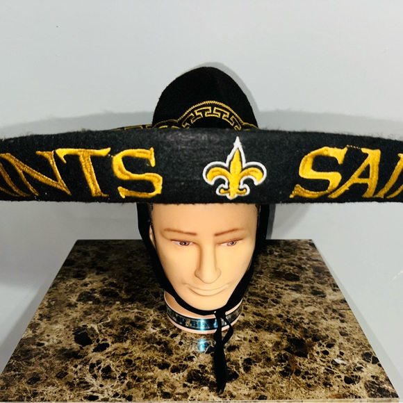 New Orleans Saints Custom Made Sombrero